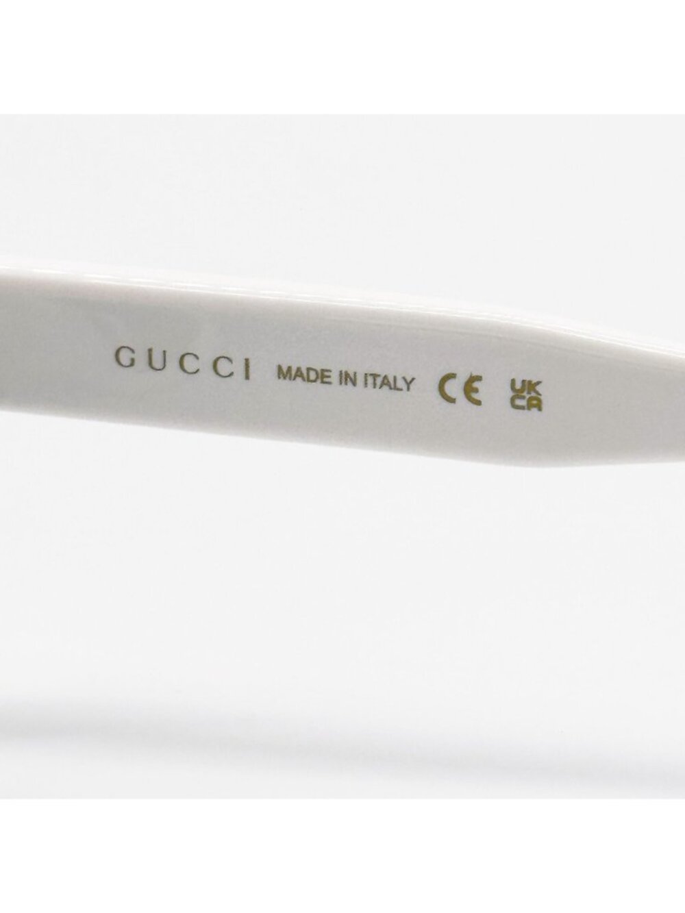 NEW GUCCI SUNGLASSES GG1773S 002 WHITE WOMEN CAT EYE GUCCI EYEWEAR - Picture 9 of 10